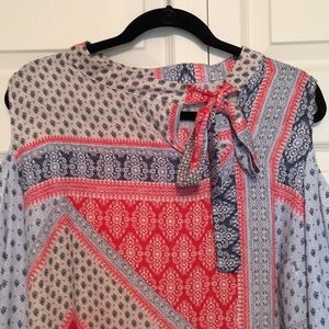 Chico’s size 3 cold-shoulder blouse